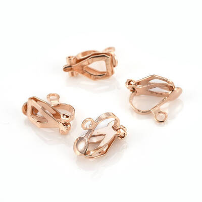 Brass Clip-on Earring Findings