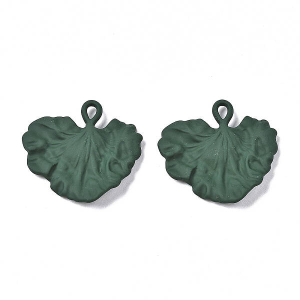 Spray Painted Alloy Pendants