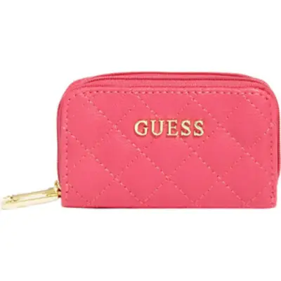 Guess Earlene Borsa in tessuto e poliestere Doppia cerniera Rosa Per donna 10 x 18 x 75 cm
