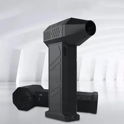 130000 RPM Mini Jet Fan Blower Handheld Air Duster High Speed Brushless Motor Rechargeable, For Outdoor BBQ Blow Fire Dust Le...