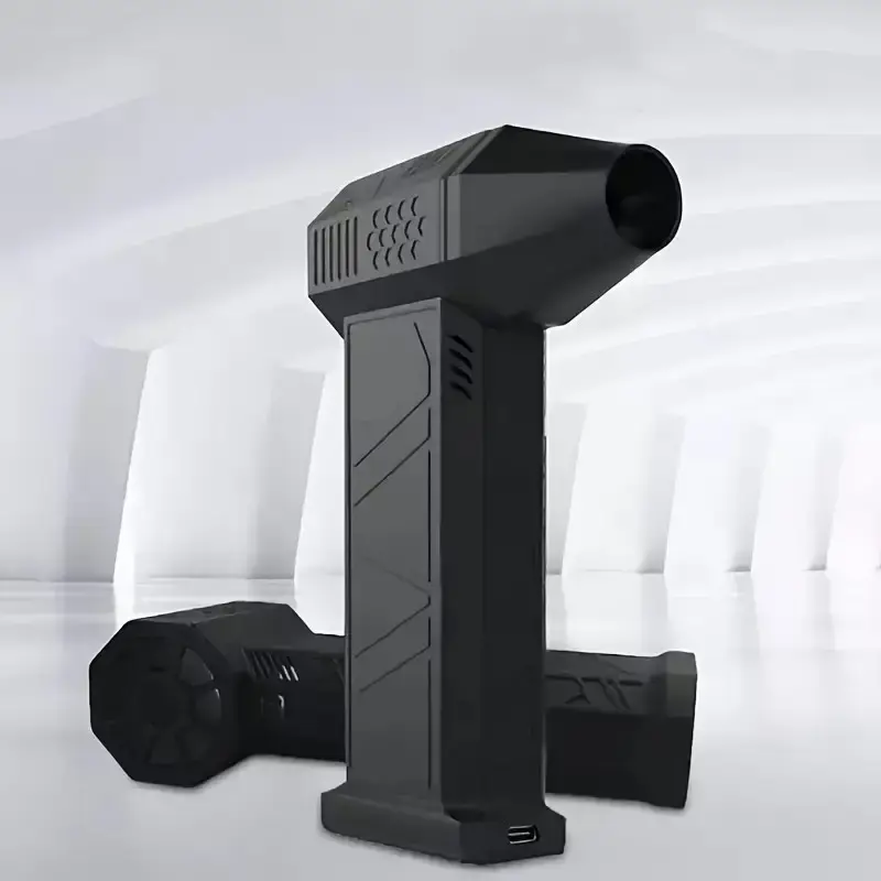 130000 RPM Mini Jet Fan Blower Handheld Air Duster High Speed Brushless Motor Rechargeable, For Outdoor BBQ Blow Fire Dust Le...
