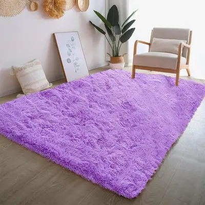 Room Decor Non-slip Soft Plush Carpet, 1 Count Modern Tie-dye Area Rug, Summer Decorative Mat for Home, Area Rugs for Living ...