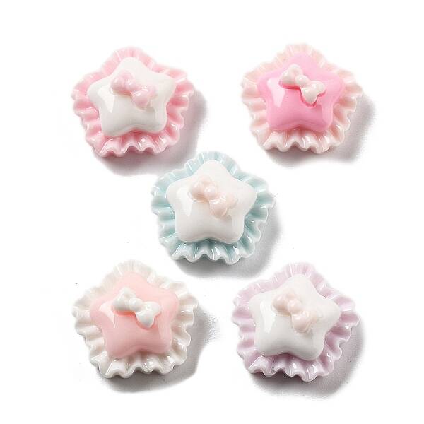 Cute Mini Cartoon Bowknot Series Resin Cabochons