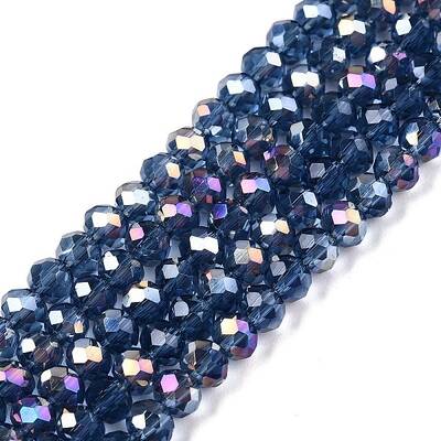 Electroplate Glass Beads Strands