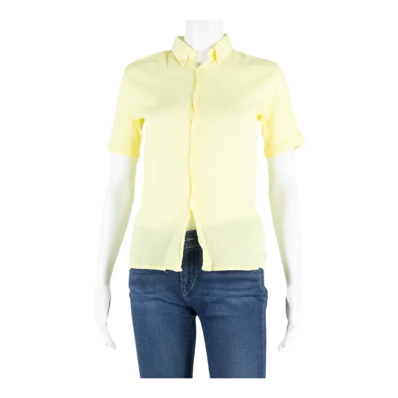 Womens Blouse Yellow XS