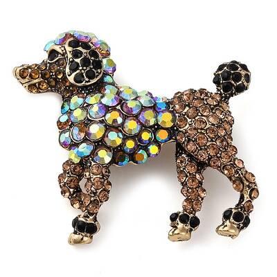 Animal Zinc Alloy Rhinestone Brooches