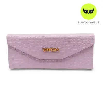 Lilac Faux Croco Hard Case | Color: Lilac | Size: OS