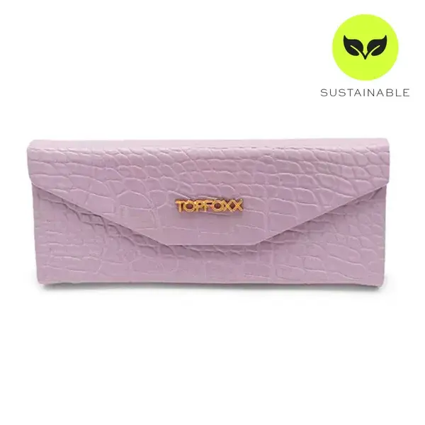 Lilac Faux Croco Hard Case | Color: Lilac | Size: OS