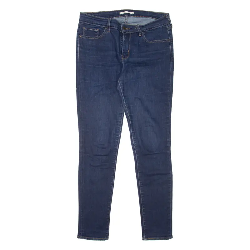LEVI'S 711 Womens Jeans Blue Slim Skinny W29 L30