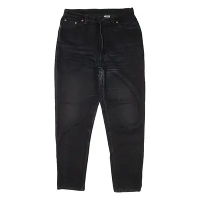LEVI'S 13512-0206 Made In USA Womens Jeans Black Mom 90s W29 L28