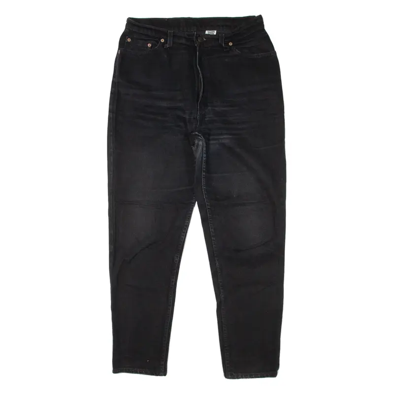 LEVI'S 13512-0206 Made In USA Womens Jeans Black Mom 90s W29 L28