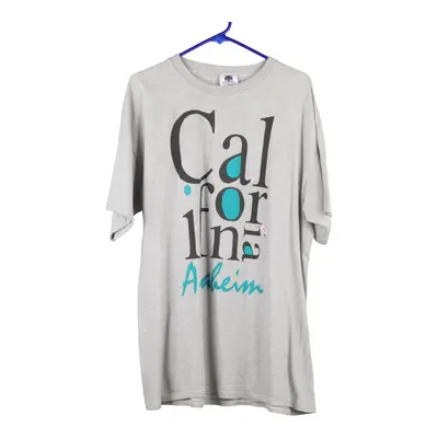 California Kings Tree Classic T-Shirt - XL Grey Cotton