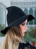 Witch Hat Design Witch Hat, Fashionable Hat for Women & Men, Casual Trendy Accessories for Party, Daily Clothing Decor, Perfe...