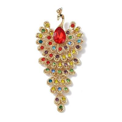 Alloy Rhinestone Brooch for Women