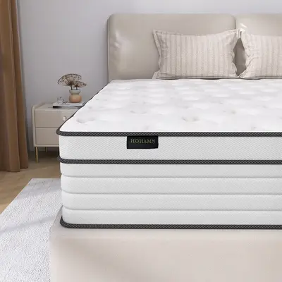 Hybrid 14'' Medium Firm Good Mattress with Pocket Spring Tok,beds mattress included Full Queen Twin King Size,In Box,Luxury m...