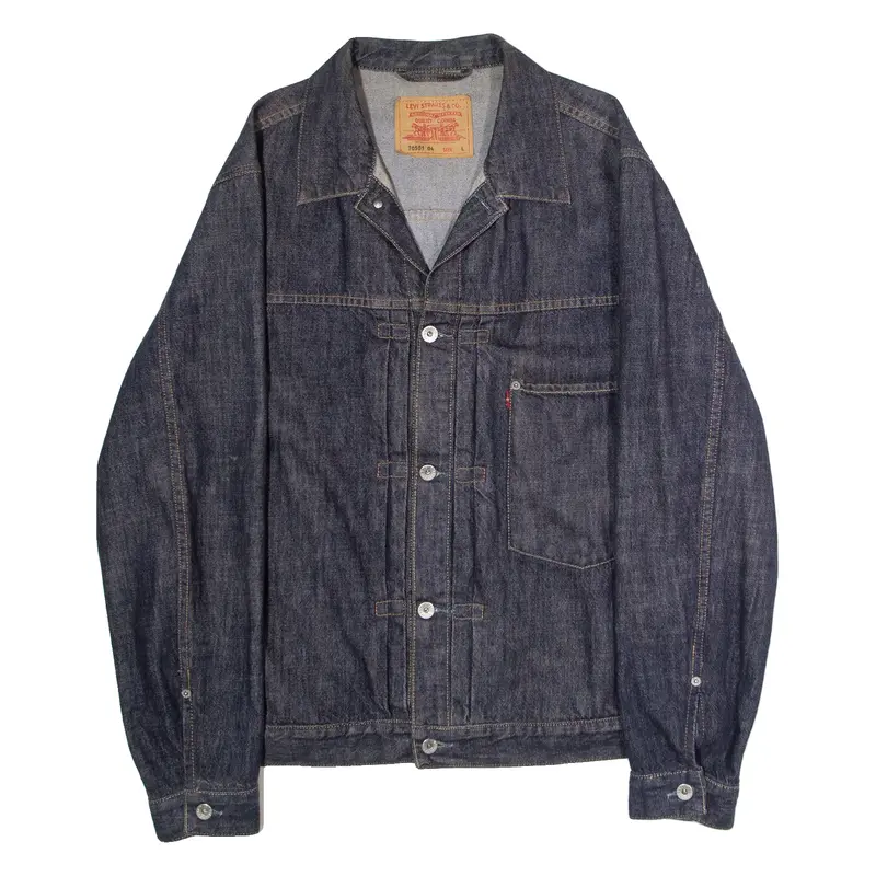 LEVI'S Trucker Mens Denim Jacket Blue L