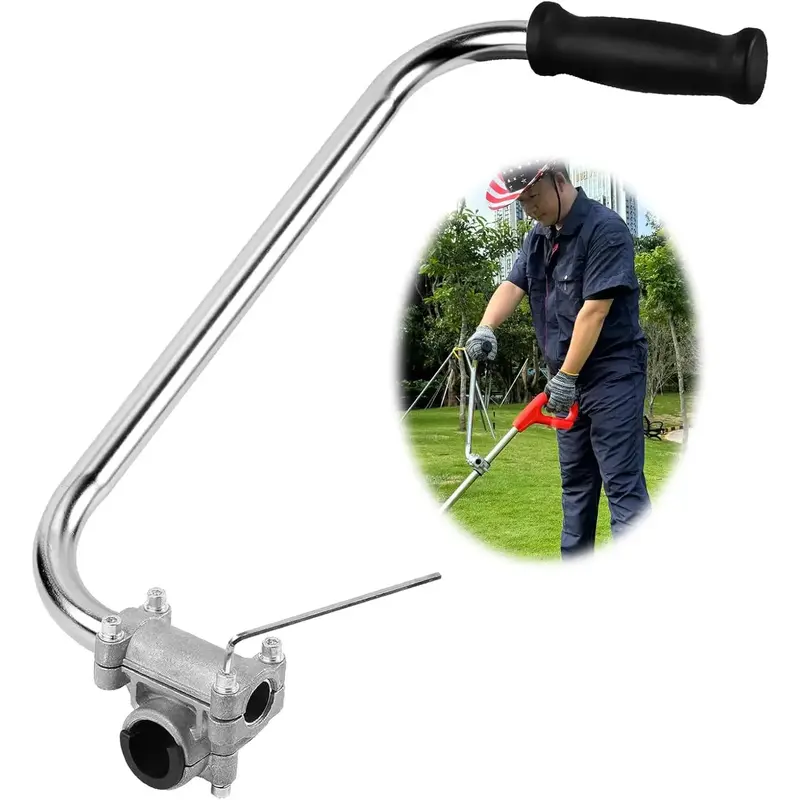 Weed Eater Handle Extenion  aver -  Trimmer Handle with Bracket Clamp, Yard Trimming Attachment