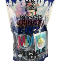 Gringa/Mama V Collab Blue Razz Pickle Kit with candy toppings