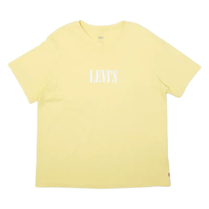 LEVI'S Mens T-Shirt Yellow L