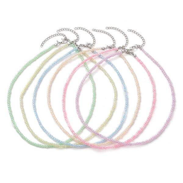 Glass Seed Bead Necklaces