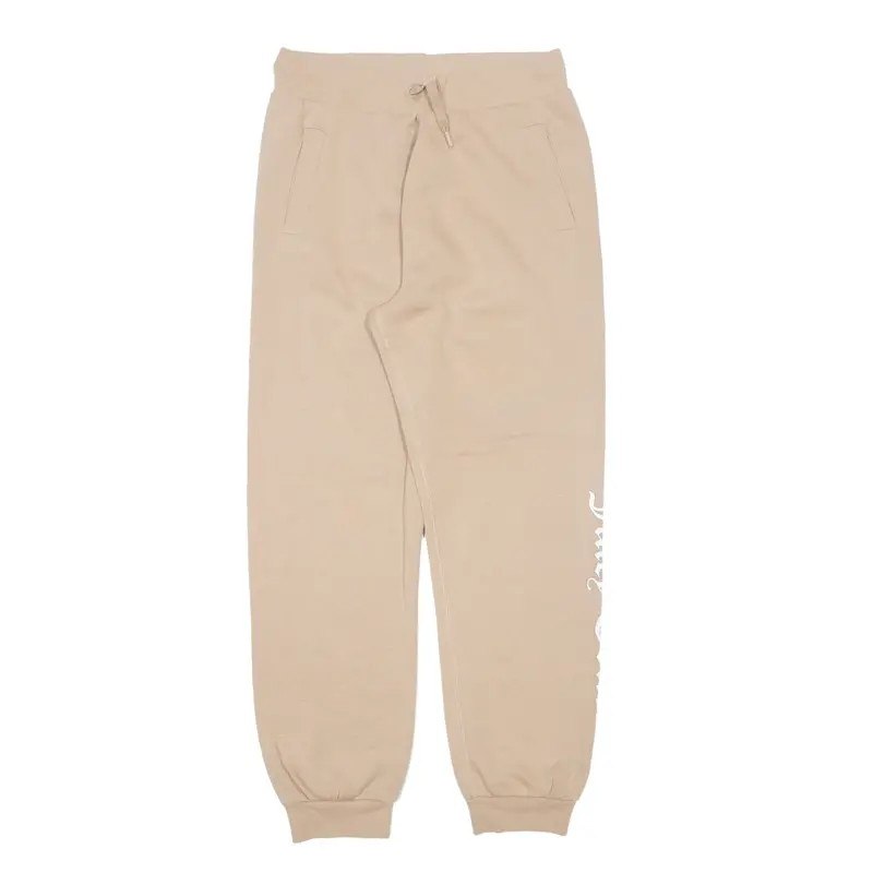 JUICY COUTURE SPORT Jogger Trousers Beige Relaxed Tapered Womens W32 L30