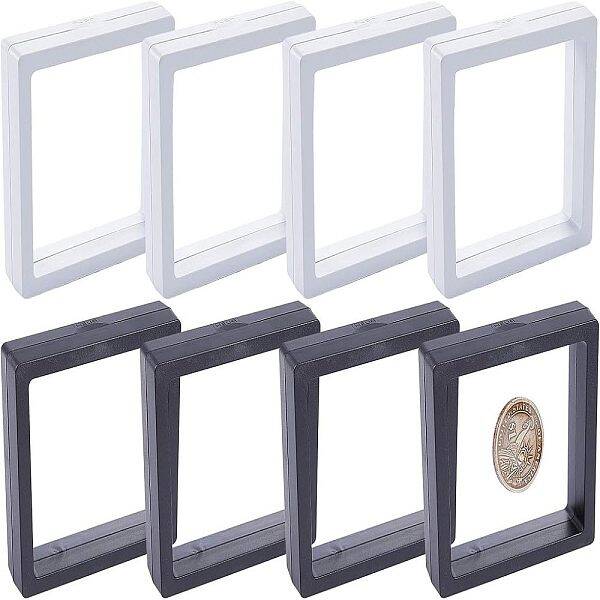 8 Pcs 3D Floating Display Case Display