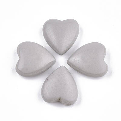 Painted Natural Wood Beads