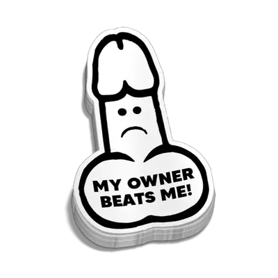 Beats Me Hard Hat Decal