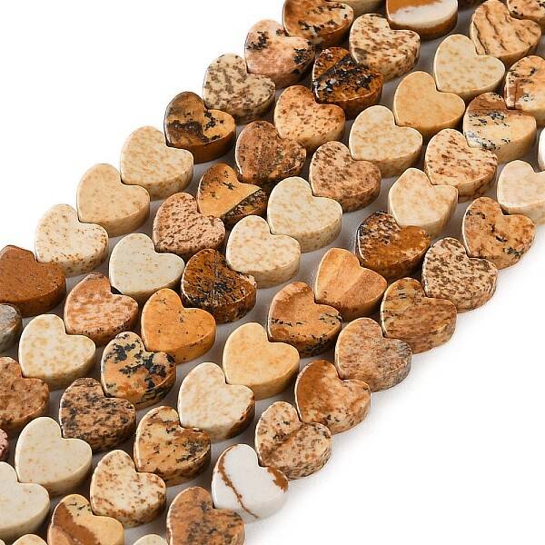 Natural Picture Jasper Beads Strands