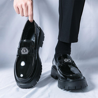 Men's Summer Fashionable Casual Tassel Decor Pu Leather Slip-on Shoes, Loafers, Simple Design Elegant Plain Round Toe Loafers...