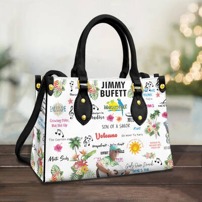 Jimmy Buffett Music Leather Bags