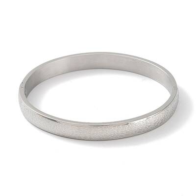 Non-Tarnish 304 Stainless Steel Textured Bangles
