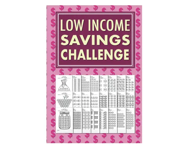 Low Income Savings Challenge Book: Simple Money Savings Challenges Tracker for Women, Easy Way to Save Money Paperback simple...