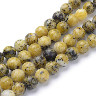 Natural Yellow Turquoise(Jasper) Beads Strands