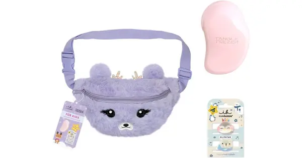 Invisibobble Cozy Reindeer Set X Tangle Teezer 3 Piece Kids Set