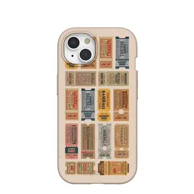 Seashell Baseball Time iPhone 15 Case