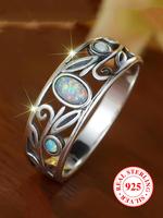 925 Sterling Silver Vintage Style Ring, Unique Rings for Women, Fashion Jewelry Accessories for Women & Men, Trendy All-match...