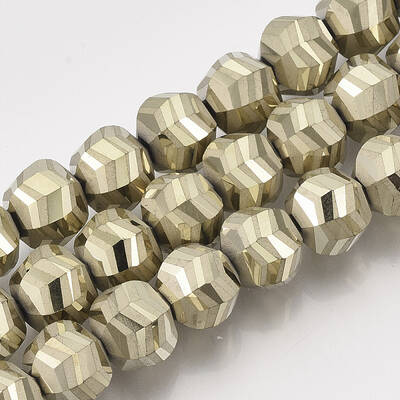 Electroplate Glass Beads Strands