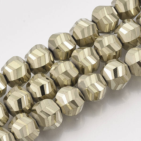 Electroplate Glass Beads Strands