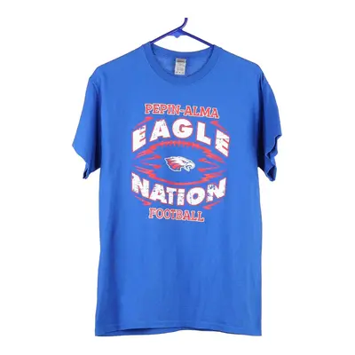 Eagle Nation Gildan Graphic T-Shirt - Medium Blue Cotton