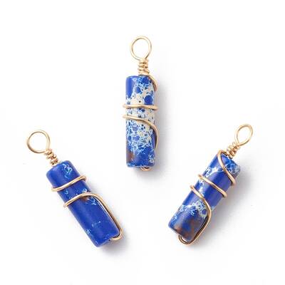 Natural Imperial Jasper Pendants