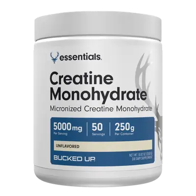Bucked Up Creatine Monohydrate [50 servings] Healthcare Fitness Supplement