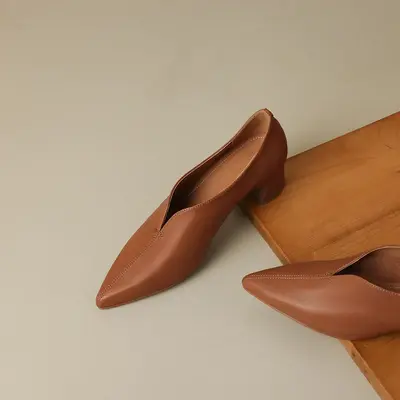 CHIKO Nikki Pointy Toe Block Heels Pumps Shoes
