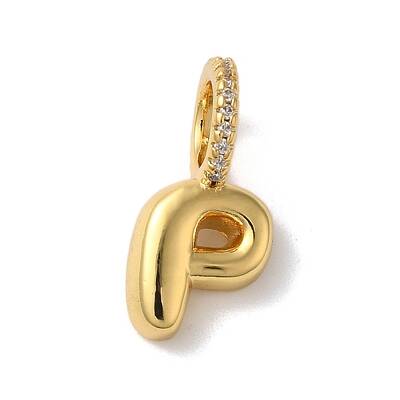Brass Micro Pave Cubic Zirconia Pendants