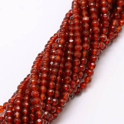Natural Agate Bead Strands