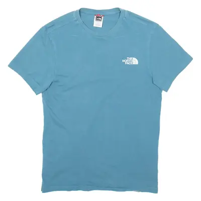 THE NORTH FACE Mens T-Shirt Blue XS
