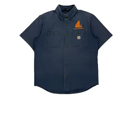 Golden Gate Bridge Carhartt Short Sleeve Shirt - Large Blue Cotton