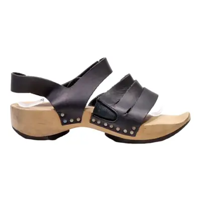 TRIPPEN Fisherman Sandals Black Leather Womens UK 4