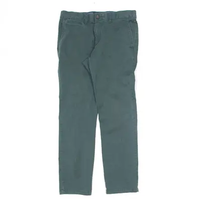 TOMMY HILFIGER Chino Polka Dot Green Trousers W30 L27