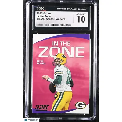 Aaron Rodgers CGC 2020 Score #IZ AR Football 10